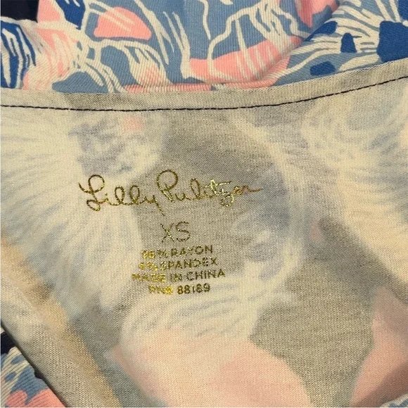 Lilly Pulitzer Stirling Dress Bright Amore Please XS NWT - Picture 6 of 8